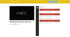 Desktop Screenshot of live.lincolnberean.org